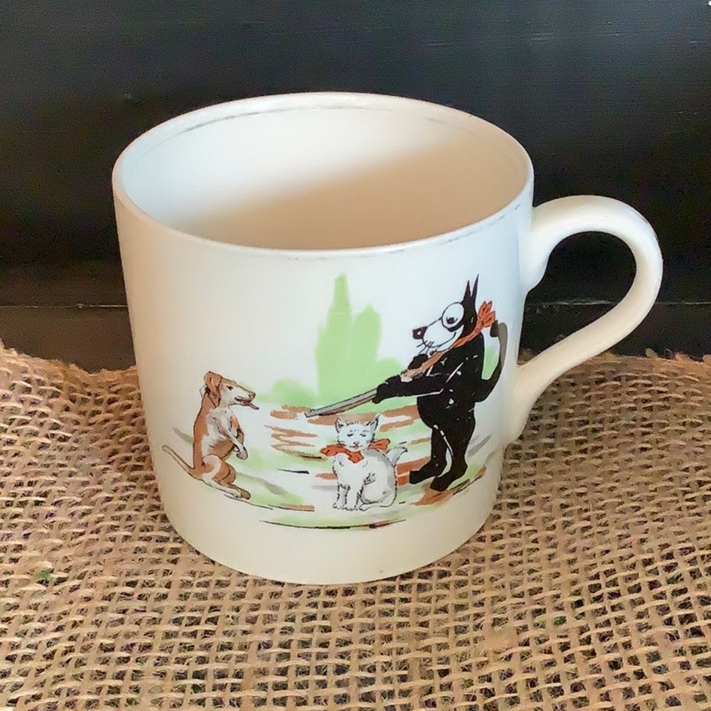 Grindley England Felix the Cat Vintage Bone China Mug- RARE